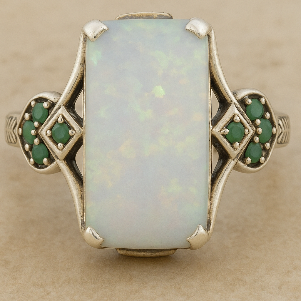 Ring Artistic Gem Design