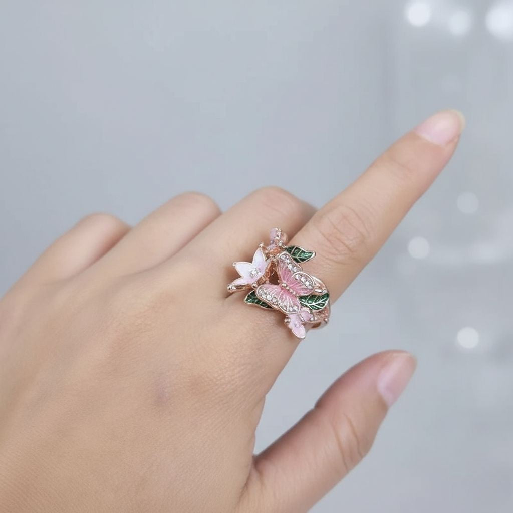 Butterfly Bloom Promise Ring