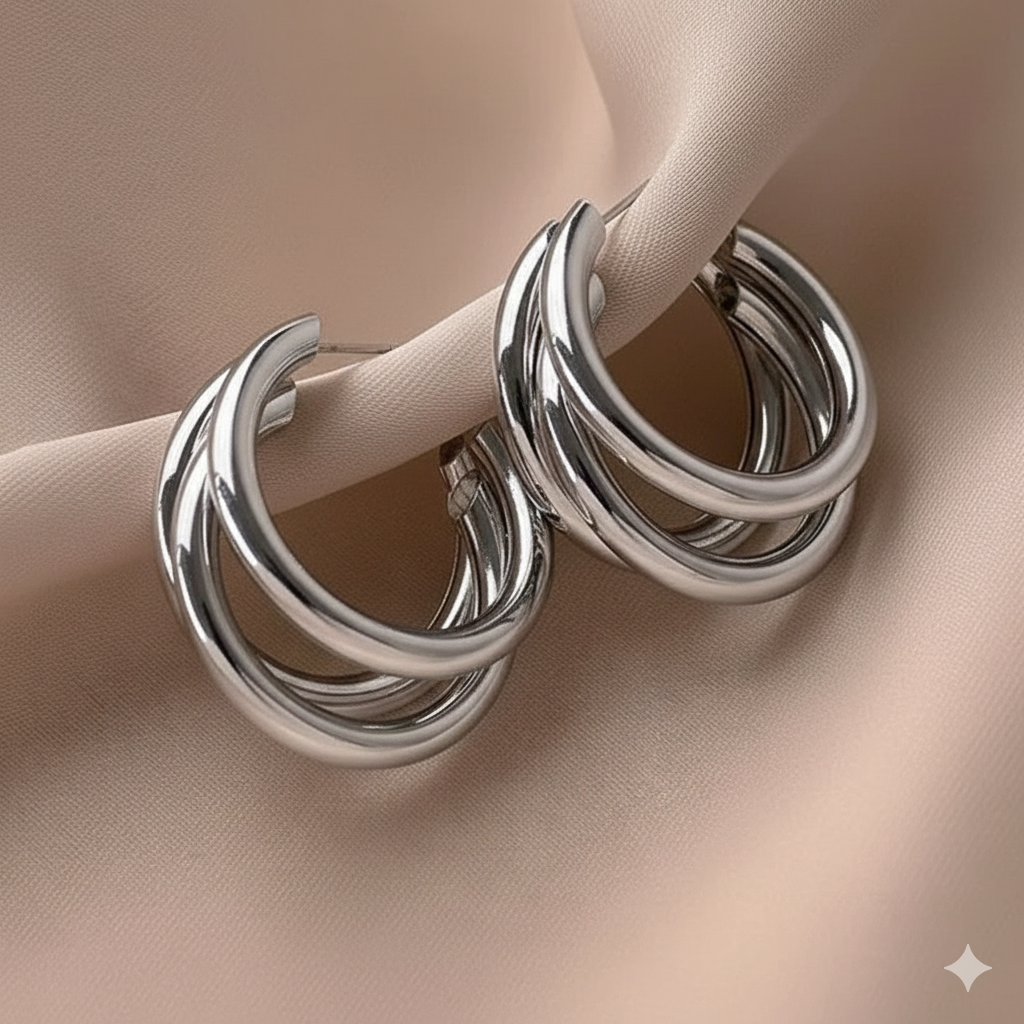 Three Layer Earrings