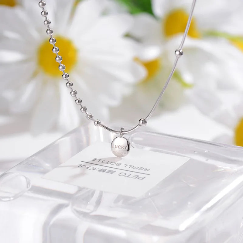 Choker Necklace Elegant Silver