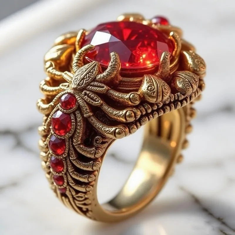 Ring – Gold Bold Crystal
