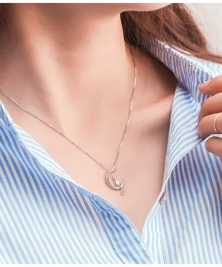 Pendant Necklace Mystic Cat