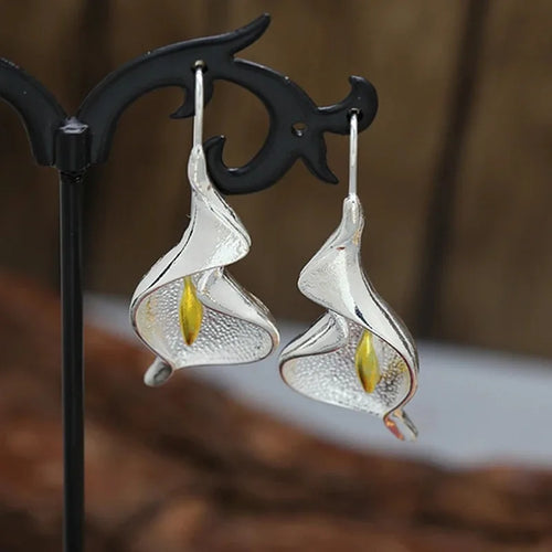 Drop Earrings Artistic Wave