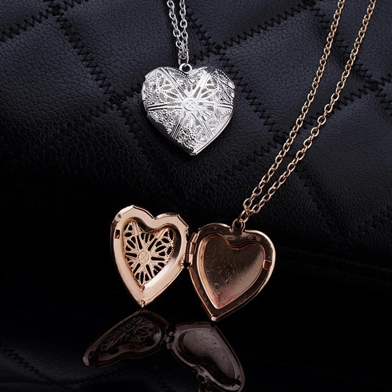Necklace + Heart Locket Pendant