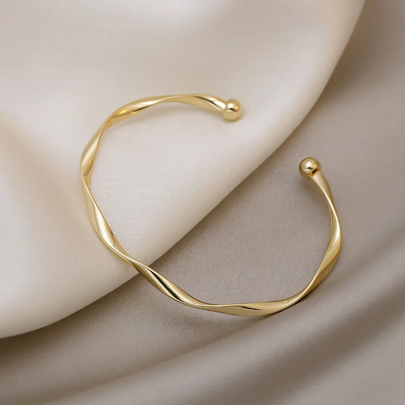 Twisted Cuff Bangle