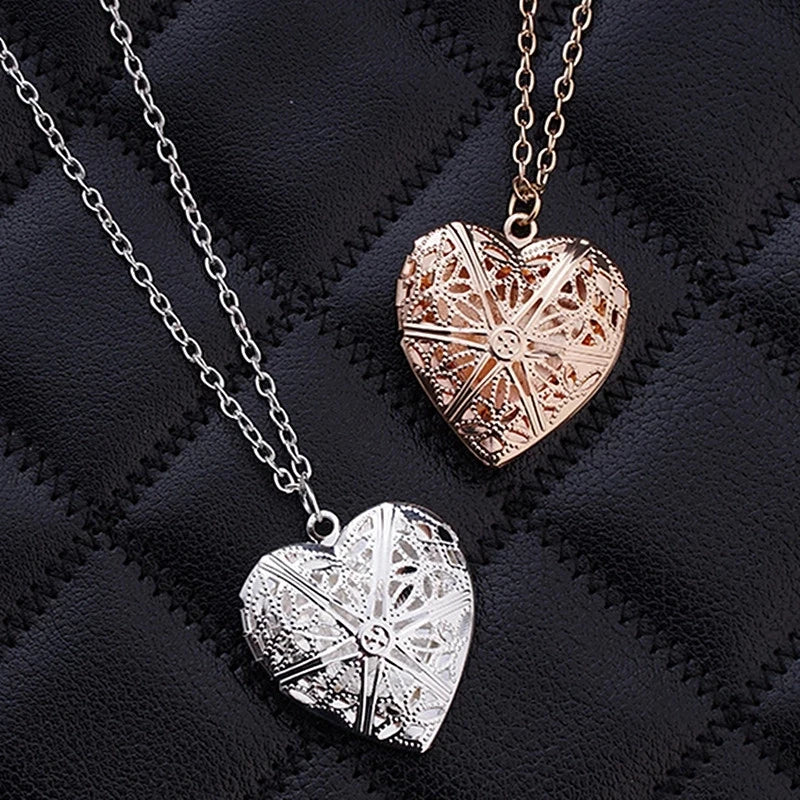 Necklace + Heart Locket Pendant