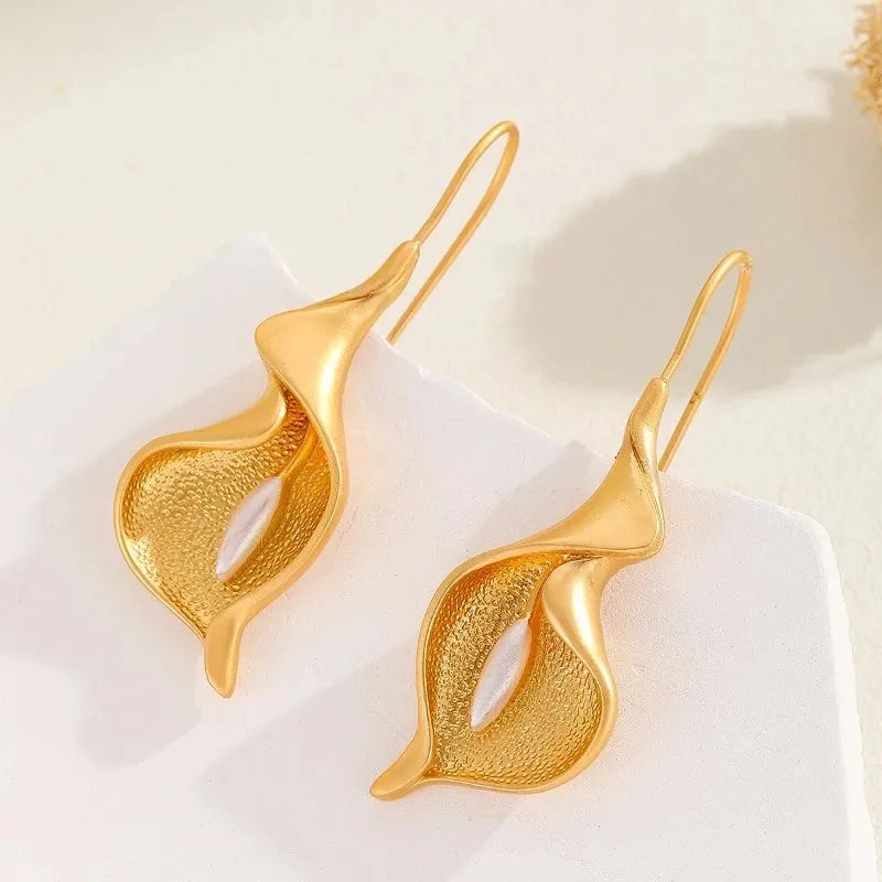 Drop Earrings Artistic Wave