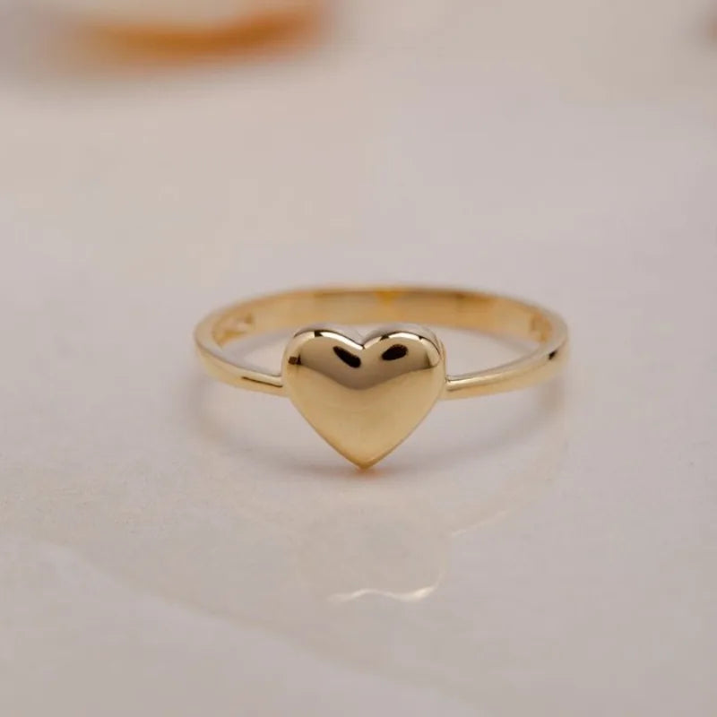 Ring Elegant Gold Love
