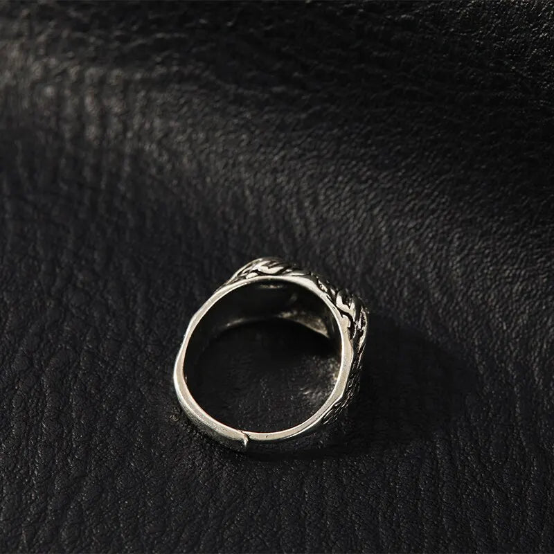 Statement Ring Mystic Owl Silver