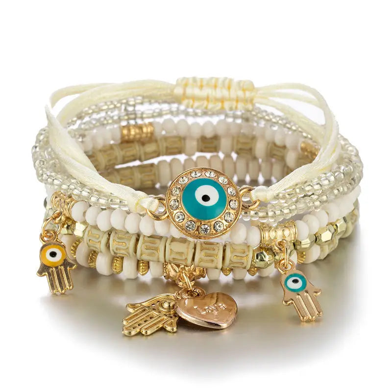 Golden Evil Eye Bracelet