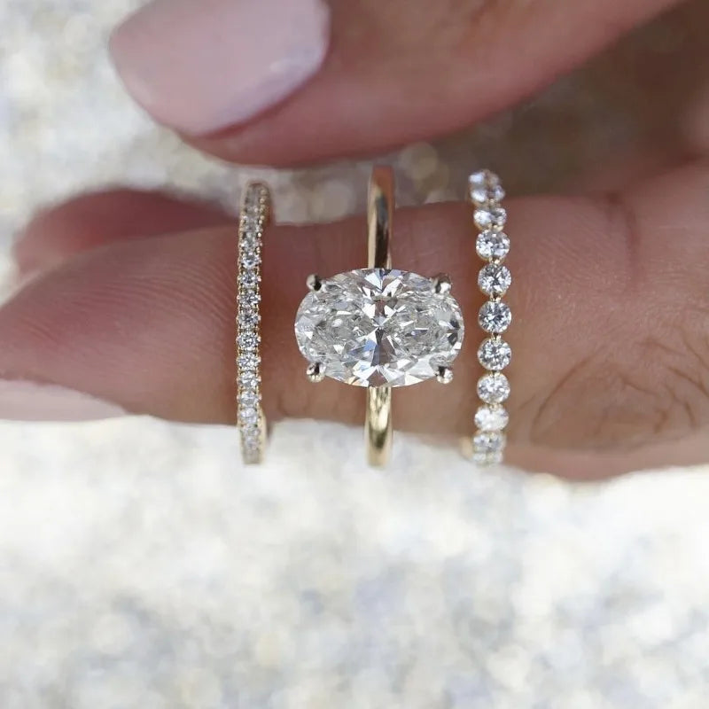 Ring Set – Gold Dazzling Gift