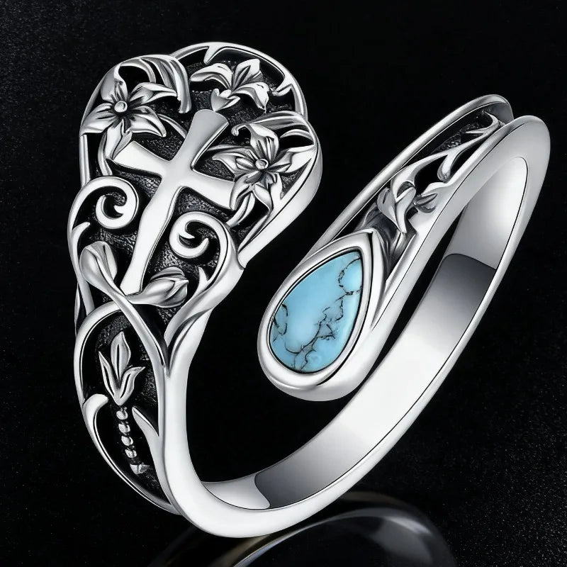 Ring Artistic Cross Statement
