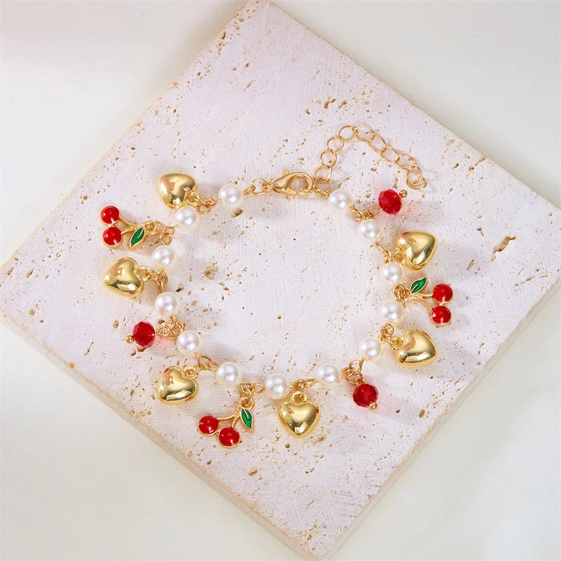 Charm Bracelet Fun Statement Golden