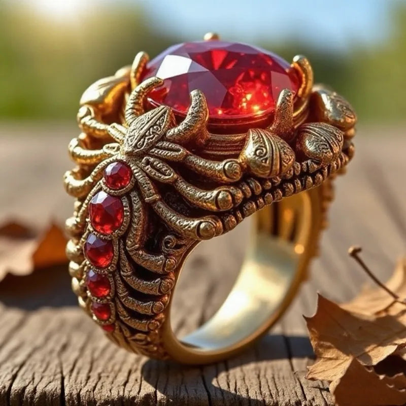 Ring – Gold Bold Crystal