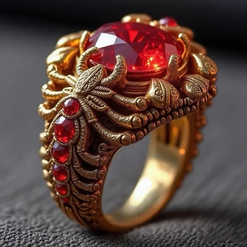 Ring – Gold Bold Crystal