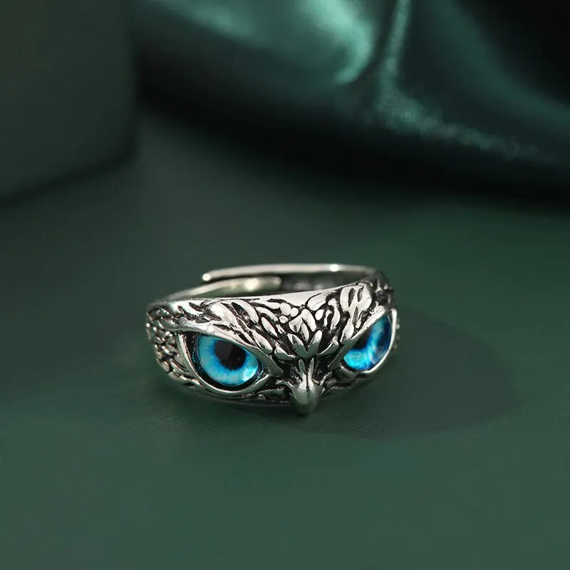 Statement Ring Mystic Owl Silver