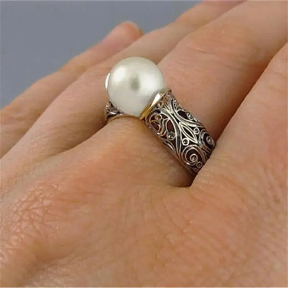 Flower Pearl Golden Vintage