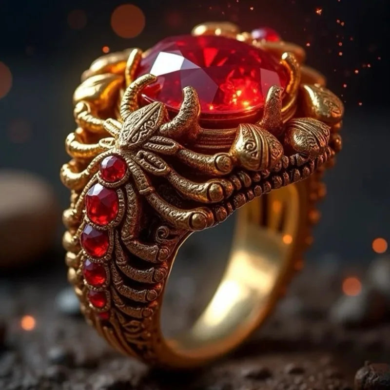 Ring – Gold Bold Crystal