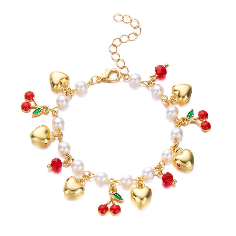 Charm Bracelet Fun Statement Golden