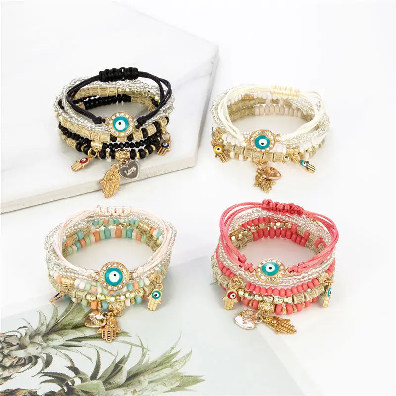 Golden Evil Eye Bracelet