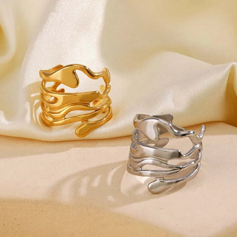 Hollow Geometric Ring