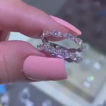 Ring Set – Luxury Crystal Embrace